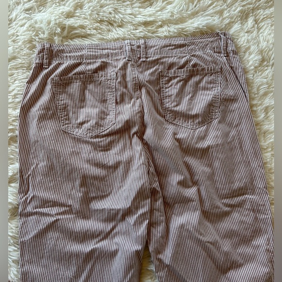 Liz Claiborne | Light Brown & White Pin Strip Pants - Picture 7 of 7